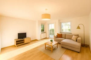 Helle 2-Zimmer-Gartenwohnung mit Südwest-Eckgarten – Bild 1
